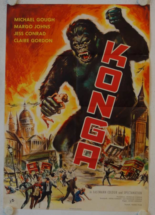 Konga original release german movie poster